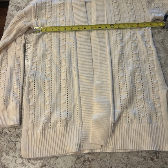 Women’s Loft Sweater Cardigan Small Cream - Picture 8 of 10